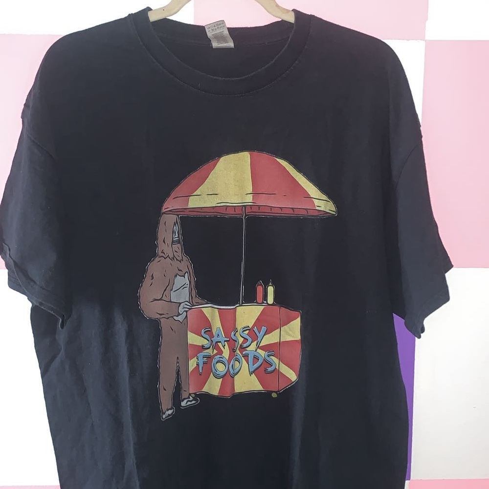 Sassy Foods Graphic Long Sleeve Tee - Black